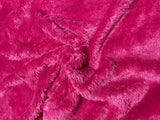 Deep Pile Hot Pink Faux Fur Fabric