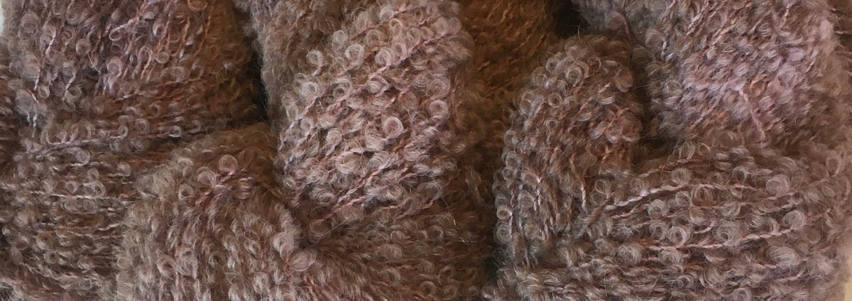 PURPLE HAZE Boucle Alpaca-Merino Kettle Dyed Yarn – originalwoolydragon