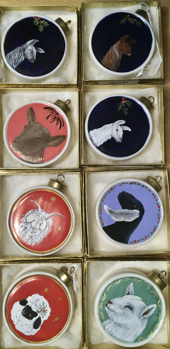 Handpainted Porcelain Ornaments: Truly One of a Kind