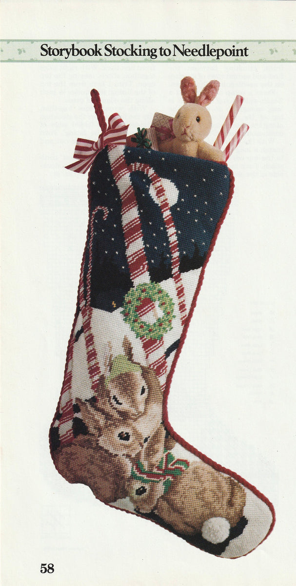 Nostalgic Christmas Stocking - Cross Stitch Pattern