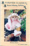 Bunnie Pearl: 12" jointed Rabbit Doll by Forever Classics, an Award Winning Pattern