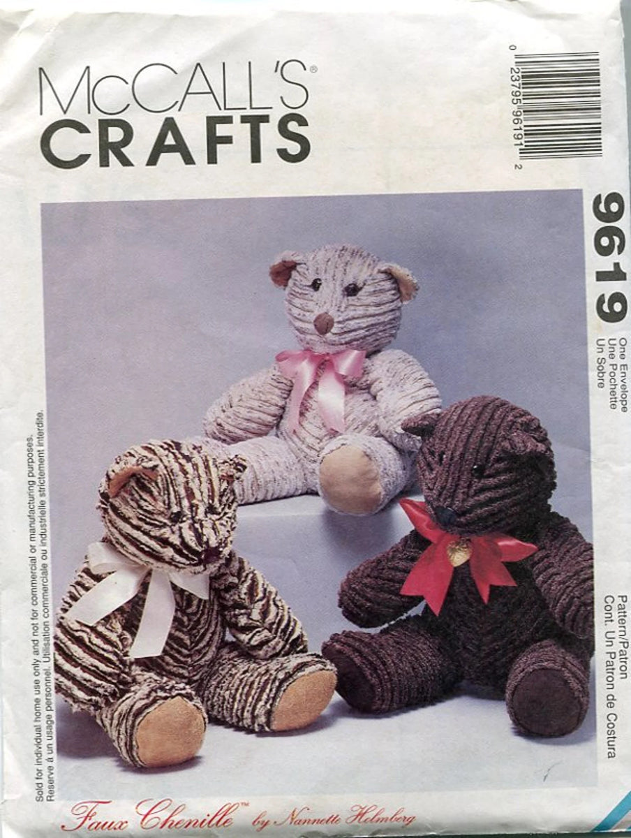 Mccalls teddy discount bear pattern