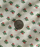 Holly Days Cotton Fabric: Sold as Fat Quarters