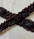 Faux Leather Trim 5/8" wide by the Yard, Intricate Design