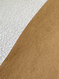 Novelty Suede Sherpa fabric  57" wide Sold by the yard