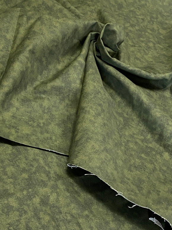 Olive Green Cotton Fabric: 44