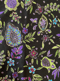 Retro Canvas Fabric in Retro Colors: Sold as a Piece