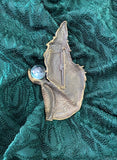 Wizard Pin by JJ Jonette: from the 1980's, Large, Bronze Color