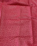 Light Watermelon Colored Abstract Print on Lightweight Canvas Fabric: Sold as a Piece