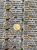 Vintage Halloween Fabric: Haunted Halloween-Mumms the Word by Debbie Mumm for SSI Sold by 1/2 yd