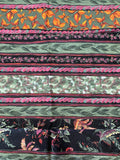 Border Fabric: Belle Meade/Donna Dewberry 2006 for Springs Global USA 41/42" wide by 1.5 yards- Sold as a piece