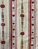 Cotton Fabric with a Sewing Theme Buttons, Thread & Notions: Sold by the yard