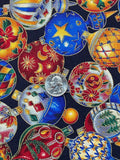 Ornaments Fabric designed by Joan Messmore for Cranston Print Works VIP:  44" wide, Sold by the 1/2 yard, Cotton