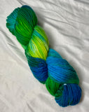 MERMAID Hand Painted Roving Yarn-Only 1 hank left!