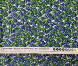 Bluebonnet Belles: Cotton Fabric, Sold as Fat Quarters