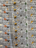 Vintage Halloween Fabric: Haunted Halloween-Mumms the Word by Debbie Mumm for SSI Sold by 1/2 yd