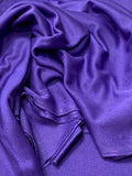 Dark Violet Moleskin Fabric: 60" wide, sold as a 2 yard piece