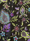 Retro Canvas Fabric in Retro Colors: Sold as a Piece