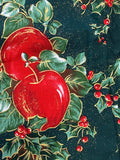 Vintage Christmas Fabric Springs Industries Daisy Kingdom "Holly Apple" Sold by 1/2 yd