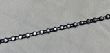 String of Faux Rhinestones:  3/16" wide by the Yard