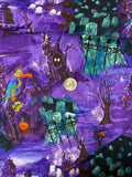 Whimsical Halloween Fabric by Shamash & Sons: 42" wide, sold by the yard