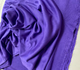 Dark Violet Moleskin Fabric: 60" wide, sold as a 2 yard piece