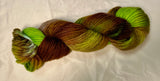 SPRINGTIME Hand Painted Roving Yarn- Only one skein left!