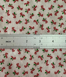 Tiny Tossed Candy Canes: Cotton Fabric, Sold as Fat Quarters