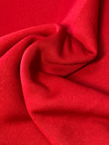 Heavyweight Sweat Shirt Knit Fabric in Fire Engine Red: 60" wide, Sold by the Yard