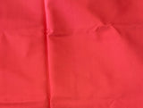 Solid Watermelon Pink Cotton Fabric: Sold as a Piece- 56" by 1+ yd