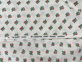 Holly Days Cotton Fabric: Sold as Fat Quarters