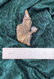 Wizard Pin by JJ Jonette: from the 1980's, Large, Bronze Color