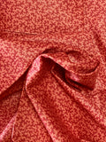 Light Watermelon Colored Abstract Print on Lightweight Canvas Fabric: Sold as a Piece
