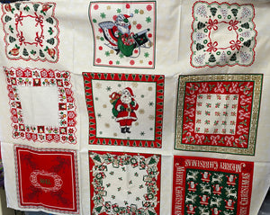 "Vintage Holidays" designed for Exclusively Quilters 2007: Panel of 9 Designs