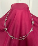 A Fun Long Necklace (46") by Lia Sophia:  Rhinestones Better Class Costume Jewelry