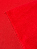 Heavyweight Sweat Shirt Knit Fabric in Fire Engine Red: 60" wide, Sold by the Yard