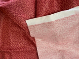Light Watermelon Colored Abstract Print on Lightweight Canvas Fabric: Sold as a Piece