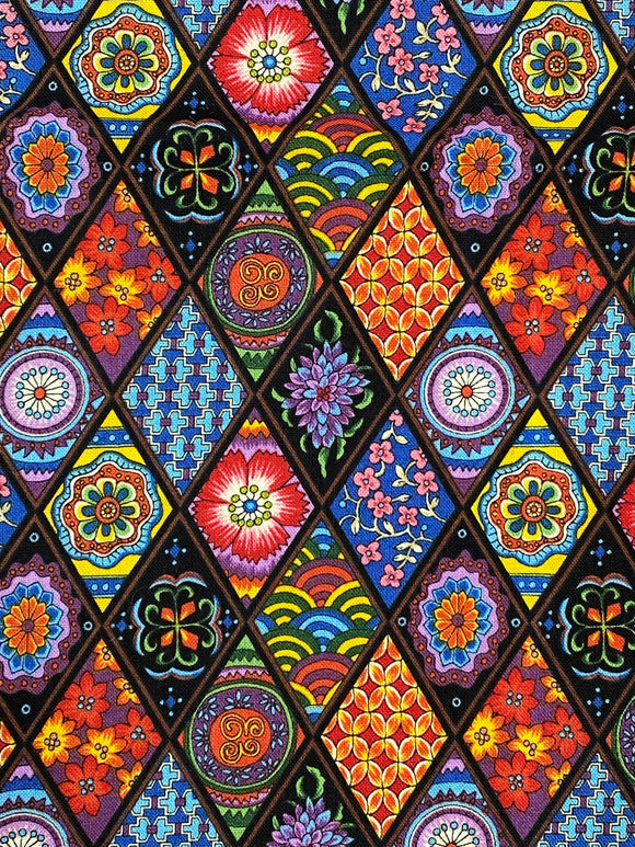 Arabesque by Fabri-Quilt Captivity Design: Sold by FQ, Cotton Fabric