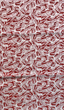 Red & White Ornaments Cotton Fabric: Geometric, Sold as a Piece