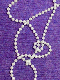 Fake String of Pearls by Simplicity Apparel & Craft: 1/4" beads, by the Yard