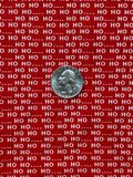 Ho Ho Ho Vintage Christmas Fabric:  42" wide, Sold by the 1/2 yard