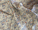 Vintage Fabric by Baum Textiles: Futuristic Oriental Design, Sold by the 1/2 yard, Cotton