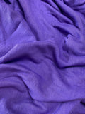 Purple Knit Fabric: Soft T-Shirt-Like, Sold by the piece, 60/62" wide by 1.5 yards, semi-sheer