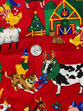 Holiday Friends Fabric by VIP Cranston Printworks:  42/43" wide, Sold by the 1/2 yard