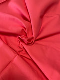 Solid Watermelon Pink Cotton Fabric: Sold as a Piece- 56" by 1+ yd