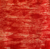 Coral Batik Cotton Fabric: Sold by the 1/2 Yard