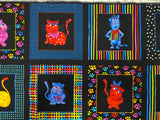 Vintage Fabric: Cool Cats by Loralie 2005 Pattern #970- Sold as a piece