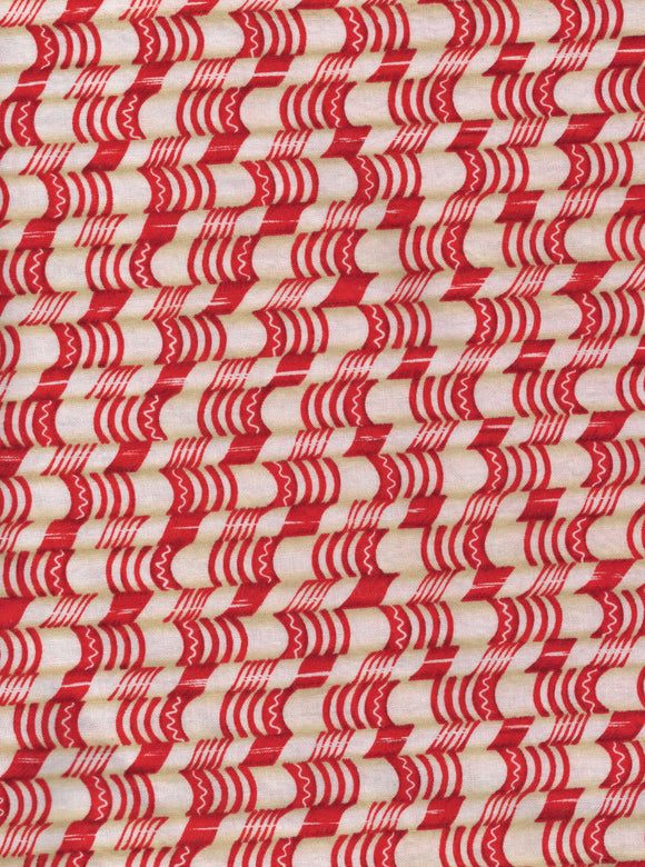 Candy Cane Sticks Fabric