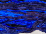 The BLACK LAKE Hand Painted Roving Yarn-Only 1 hank left!