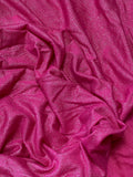 Hot Pink Shimmering Jersey Knit Fabric: Rayon/Lycra